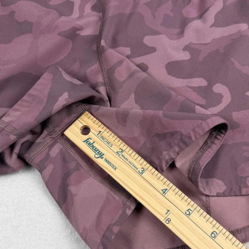 lululemon athletica Pink Camo Performance Jean Shorts
